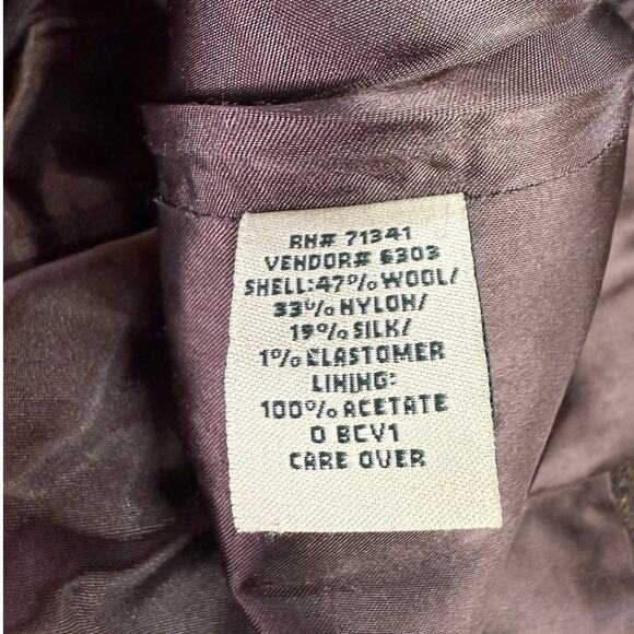 LL Bean Wool Silk Tweed Blazer sz L - Picture 6 of 7